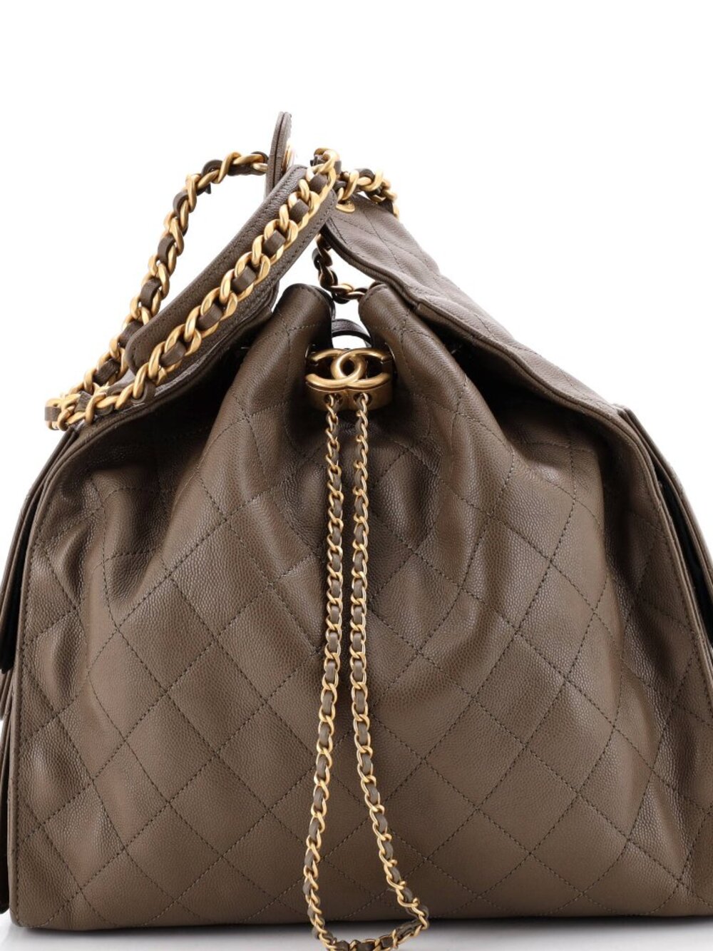 Chanel Medium 25 Hobo Bag Quilted Caviar